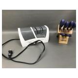 Faberware Kitchen Knives & Smith's Knife Sharpener