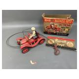 Vintage Revell Maxwell Auto Action Pull Toy W Box
