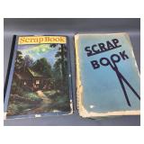 1940's Handmade Scrapbook W/ Wwii News Clips