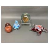 Vintage Glass Paperweights