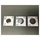 1944 Centavos, 1918 Canadian Quarter & 1899 Penny