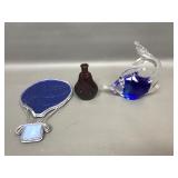 Murano Style Glass Fish, Stained Glass Balloon &