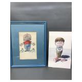 Original A.s. Coller Original Watercolor Art