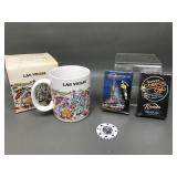 Vintage Riviera Playing Cards & Vegas Mug