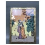 Vintage Indian Wooden Jewelry Box Ragamala Art