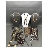 Appleseed, Shell, Nut & Wood Costume Jewelry