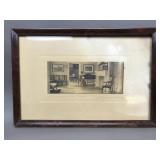 Antique Print 'sunshine & Music' Wallace Nutting