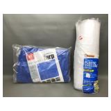 New 5'-7' Blue Tarp And Plastic Sheeting 4mil