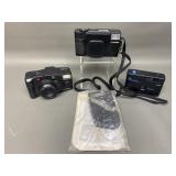 Vtg. Chinon Cameras And More