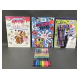 Coloring Books & Yoobi Double Ended Markers