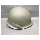 Vintage Steel M-1 Combat Helmet W Liner