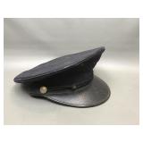 Vintage Police Or Military Dress Cap
