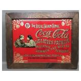 Coca Cola Ideal Brain Tonic Mirrored Bar Sign