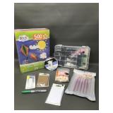 Construction Paper, Yoobi Paint Brushes & More!