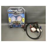 Mastercool 2 Way Brass Manifold Gauge Set & More