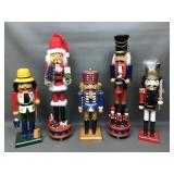 Imperfectly Adorable Painted Wooden Nutcrackers