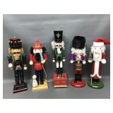 Adorably Imperfect Handpainted Wooden Nutcrackers