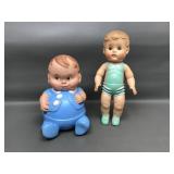 Vintage 1950's Rubber Baby Dolls