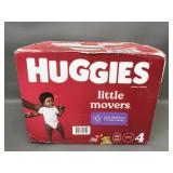 New Huggies Little Movers Size 4 Diapers