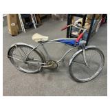 Vintage Silver Cruiser Bicycle