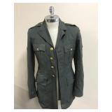 37xl Vintage Army Green Service Uniform Dress Coat
