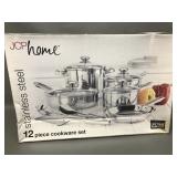 Jcp Home Stainless Steel 12 Pc Cookware Set