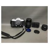 Pentax K1000 35mm Slr Camera & Extra Lens