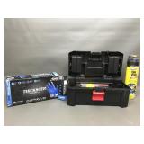 Pittsburgh Portable Inflator, Fix A Flat & Gloves