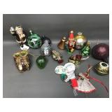 Vintage Figural Glass & More Christmas Ornaments