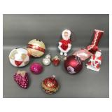 Figural Glass & Vintage Christmas Ornaments
