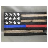 Rustic Farmhouse Wooden Flag Wall Decor