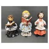 1980's Fontanini Resin Choir Figurines *note