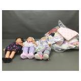 Vintage Baby Dolls W Clothing Collection