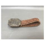 America's Heroes Fire Department Brass Belt Buckle