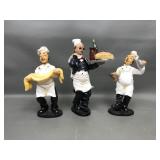 Modern Resin Cooks/ Chef Figurines