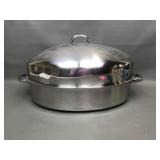 Stainless Steel Oval Domed Lidded Roaster
