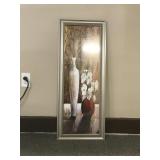 Modern Framed Flower Vases Art Print