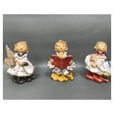1980's Fontanini Resin Choir Figurines 4in