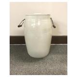 Antique Milk Crock Filled With Cork Collection!
