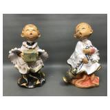 1980's Fontanini Resin Choir Figurines 7in