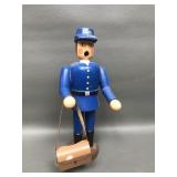 Erzgebirge Smoking Postman Incense Burner