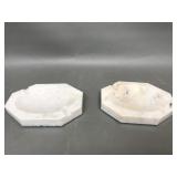 Polish Mineral Shop Agate Ashtrays