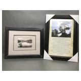 Framed Patsy Stambaugh Deskins Quote & Boat Print
