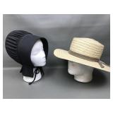 Handmade Traditional Amish Bonnet & Straw Hat