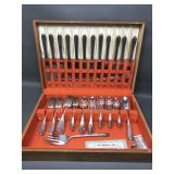 William Rogers & Son Exquiste Flatware In Wood Box