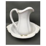 Royal Haegar Stonewear Basin & Water Pitcher