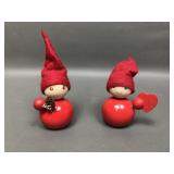 Tonttu Figurines Aarikka Lempitonttu Table Decor