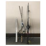 Shakespeare Crusader, Jarvis Walker Fishing Poles
