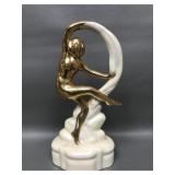 Art Deco Style Scarf Dancer Figurine