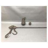 Antique Cast Iron Hanging Balance Beam Weight